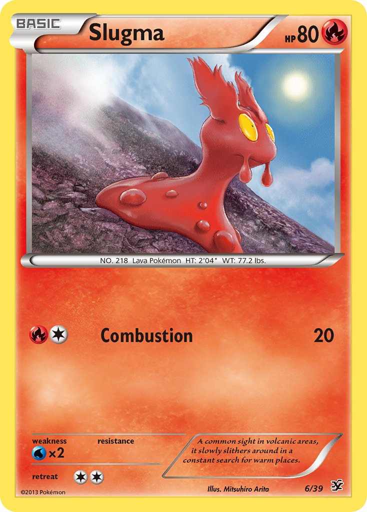 Slugma (6/39) [XY: Kalos Starter Set] | L.A. Mood Comics and Games