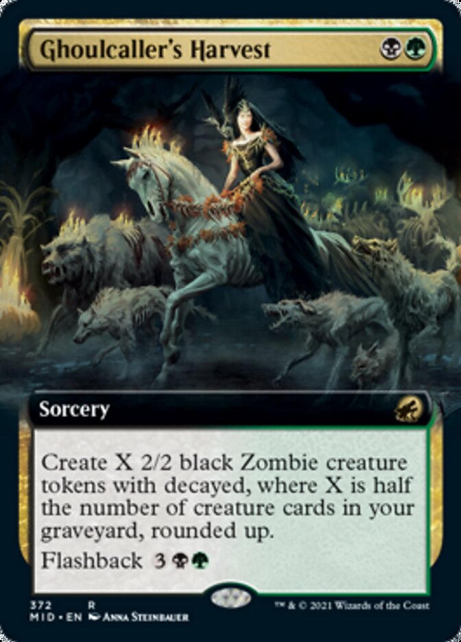 Ghoulcaller's Harvest (Extended Art) [Innistrad: Midnight Hunt] | L.A. Mood Comics and Games