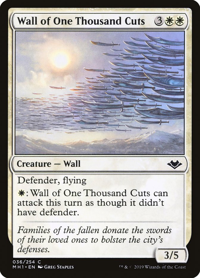 Wall of One Thousand Cuts [Modern Horizons] | L.A. Mood Comics and Games
