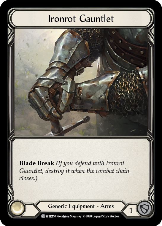 Ironrot Gauntlet [U-WTR157] (Welcome to Rathe Unlimited)  Unlimited Normal | L.A. Mood Comics and Games