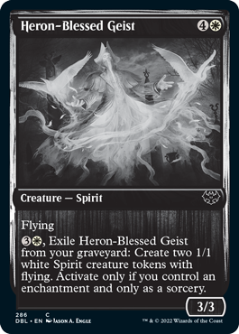 Heron-Blessed Geist [Innistrad: Double Feature] | L.A. Mood Comics and Games