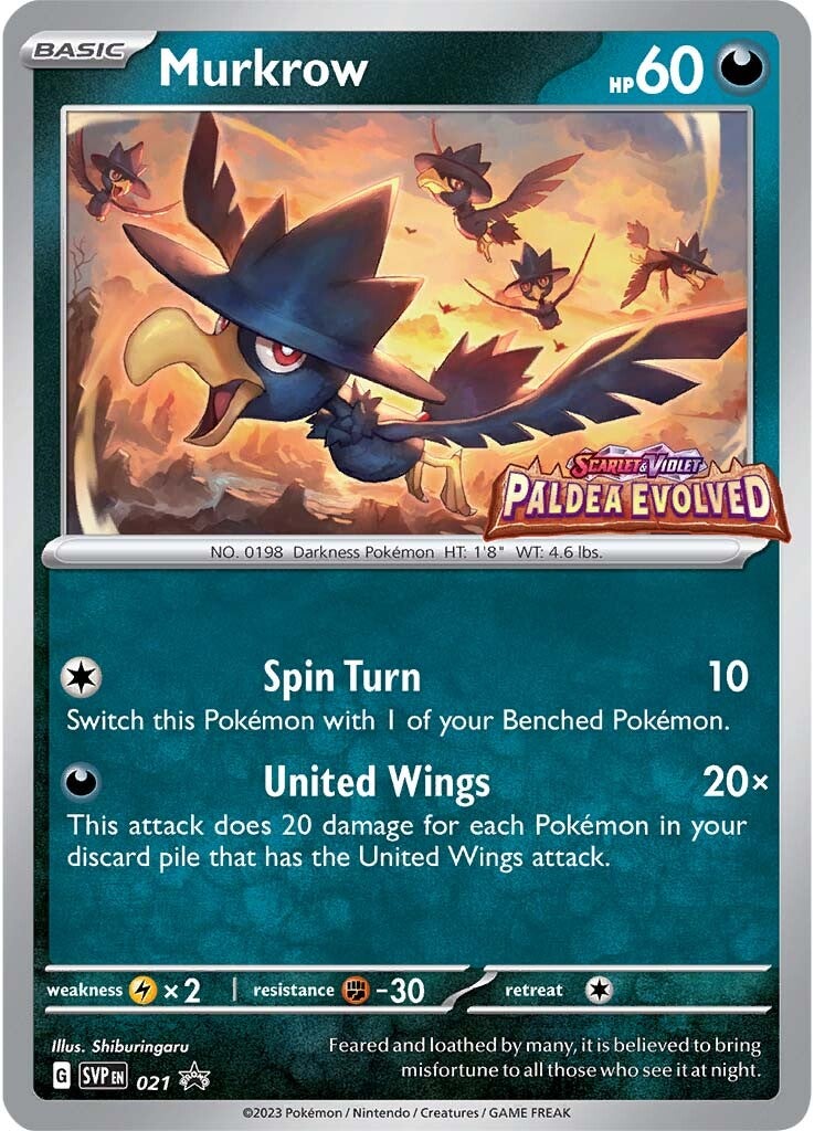 Murkrow (021) [Scarlet & Violet: Black Star Promos] | L.A. Mood Comics and Games