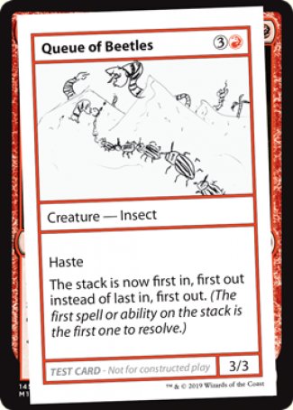 Queue of Beetles (2021 Edition) [Mystery Booster Playtest Cards] | L.A. Mood Comics and Games