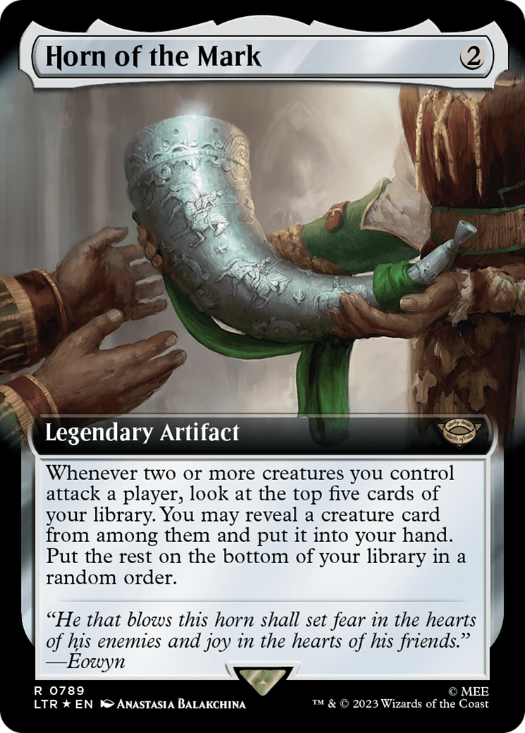 Horn of the Mark (Extended Art) (Surge Foil) [The Lord of the Rings: Tales of Middle-Earth] | L.A. Mood Comics and Games