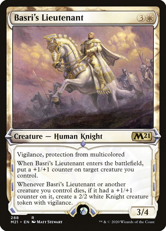 Basri's Lieutenant (Showcase) [Core Set 2021] | L.A. Mood Comics and Games