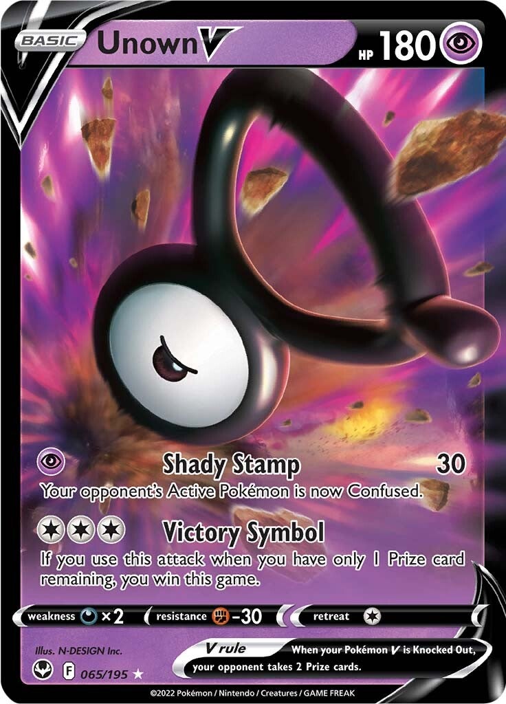 Unown V (065/195) [Sword & Shield: Silver Tempest] | L.A. Mood Comics and Games