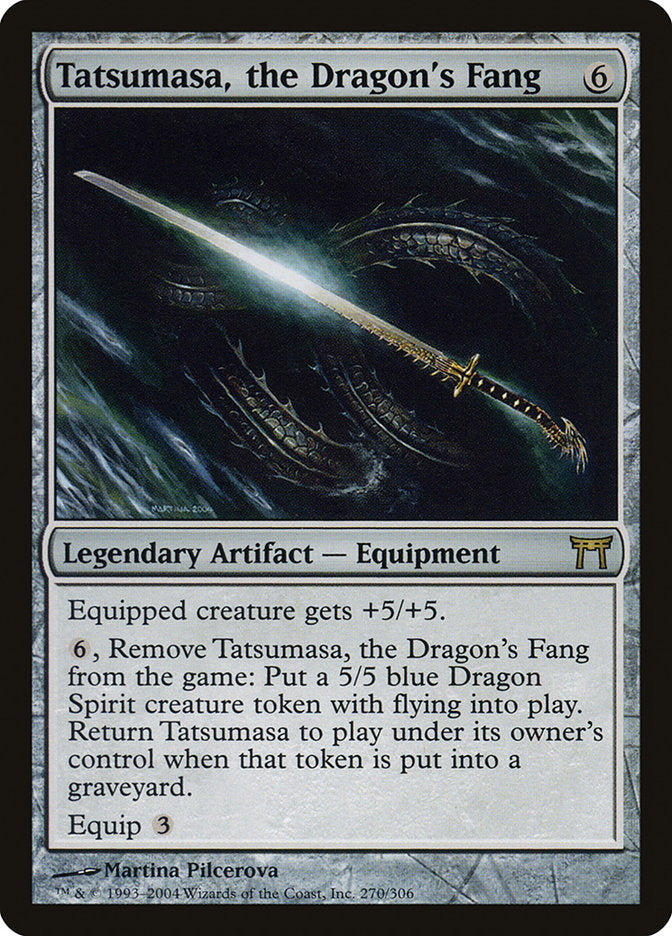 Tatsumasa, the Dragon's Fang [Champions of Kamigawa] | L.A. Mood Comics and Games