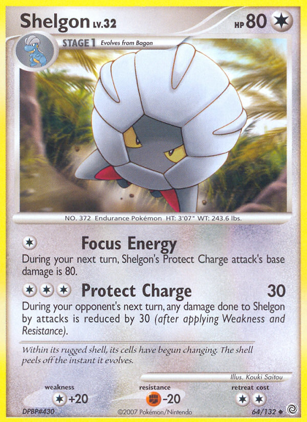 Shelgon (64/132) [Diamond & Pearl: Secret Wonders] | L.A. Mood Comics and Games