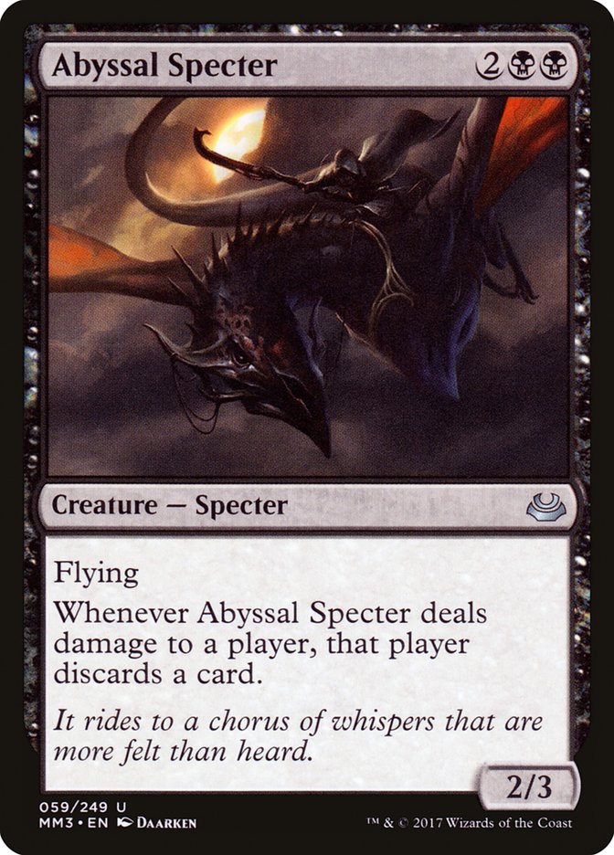 Abyssal Specter [Modern Masters 2017] | L.A. Mood Comics and Games