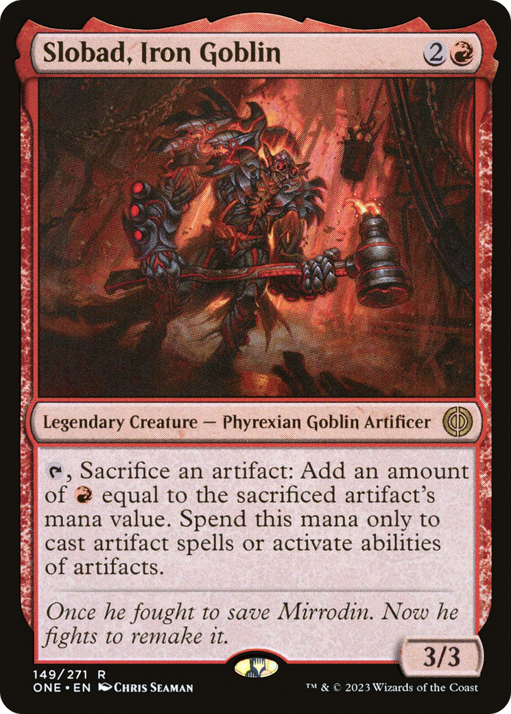 Slobad, Iron Goblin [Phyrexia: All Will Be One] | L.A. Mood Comics and Games