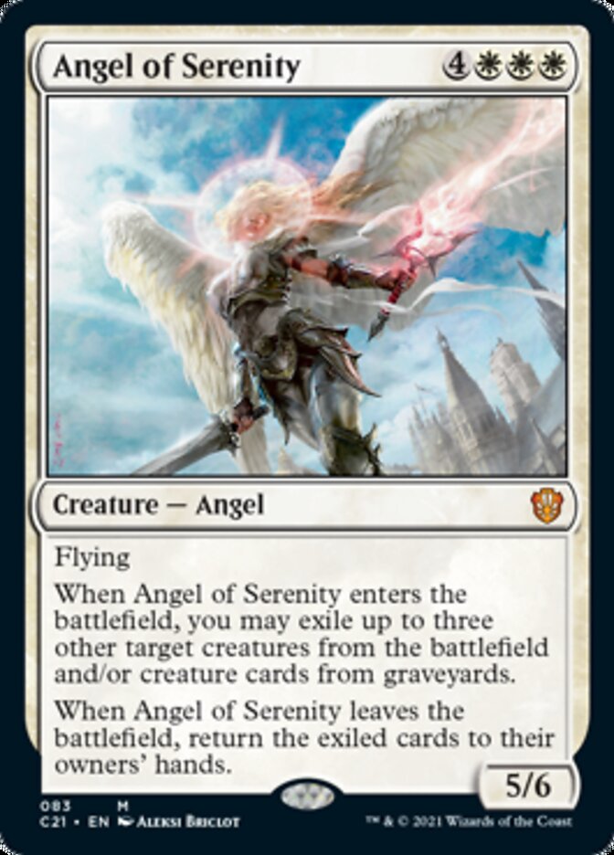 Angel of Serenity [Commander 2021] | L.A. Mood Comics and Games