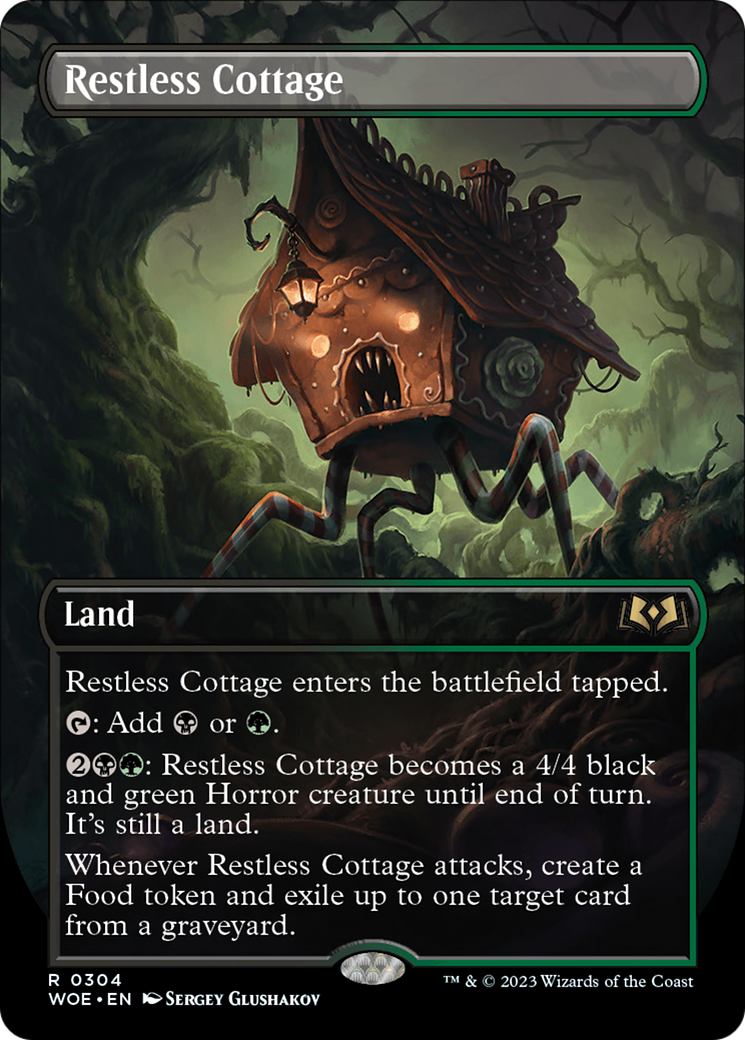 Restless Cottage (Borderless Alternate Art) [Wilds of Eldraine] | L.A. Mood Comics and Games