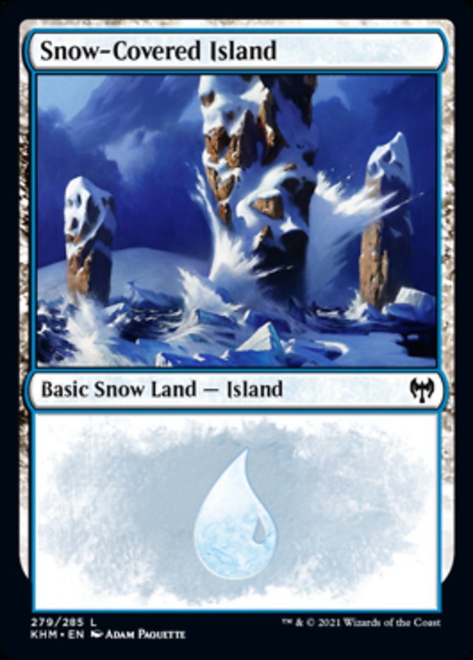 Snow-Covered Island (279) [Kaldheim] | L.A. Mood Comics and Games