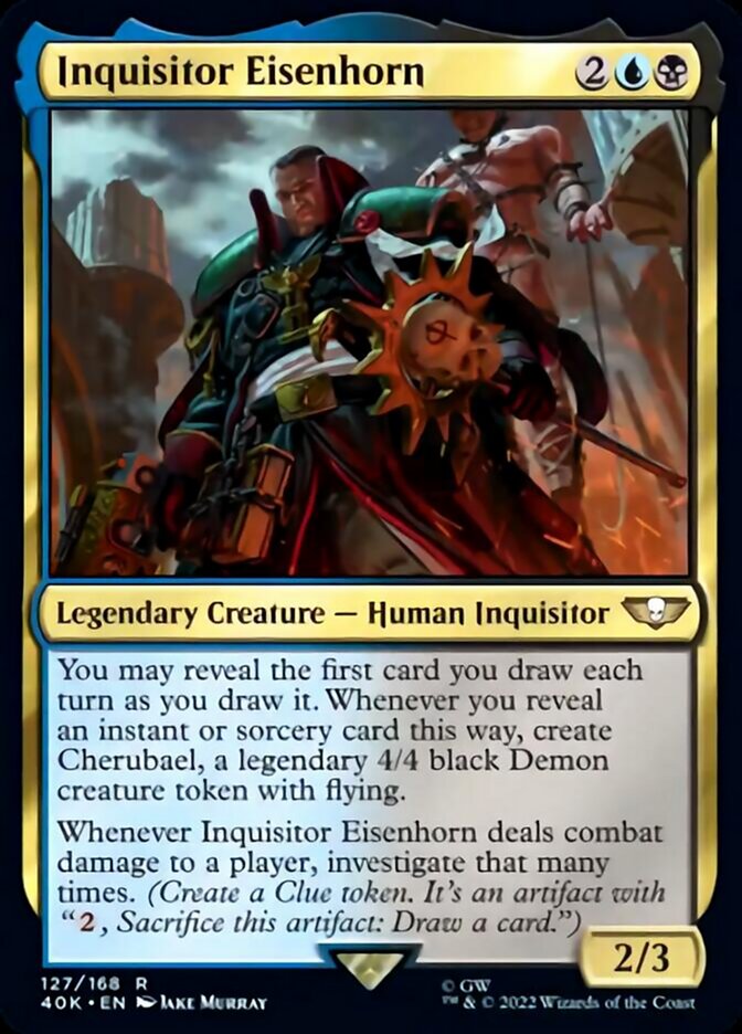 Inquisitor Eisenhorn (Surge Foil) [Warhammer 40,000] | L.A. Mood Comics and Games