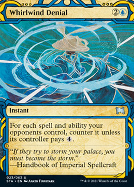 Whirlwind Denial (Foil Etched) [Strixhaven: School of Mages Mystical Archive] | L.A. Mood Comics and Games
