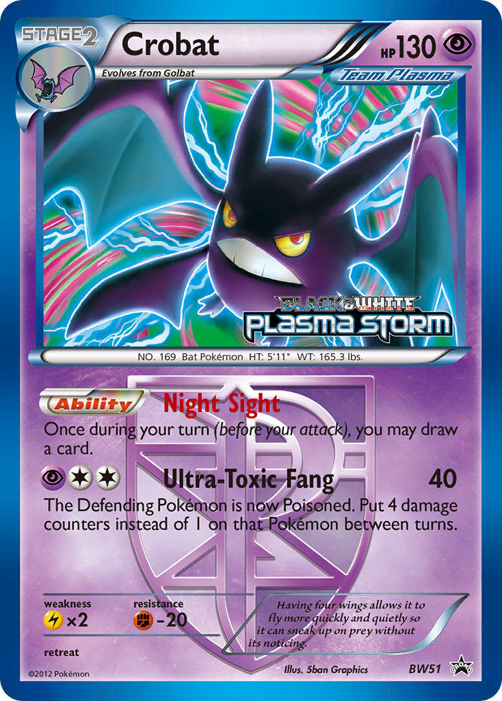 Crobat (BW51) [Black & White: Black Star Promos] | L.A. Mood Comics and Games