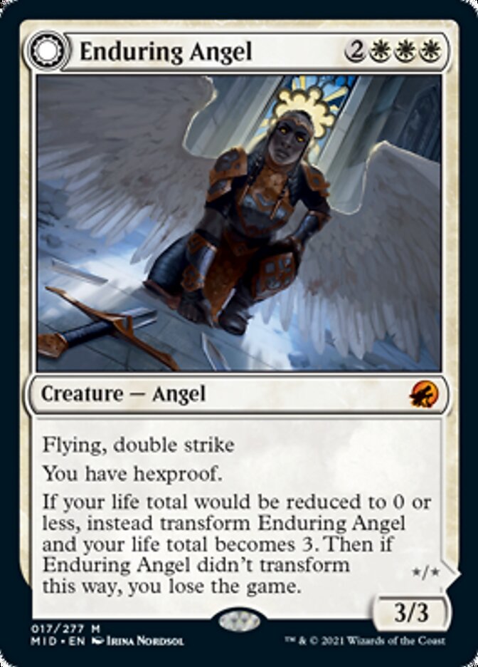 Enduring Angel // Angelic Enforcer [Innistrad: Midnight Hunt] | L.A. Mood Comics and Games