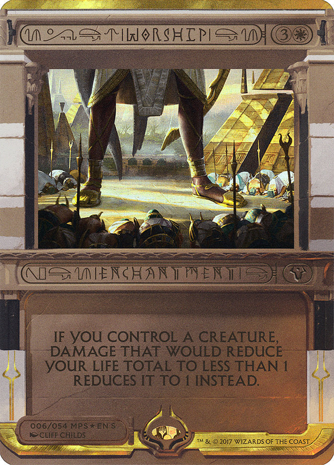 Worship (Invocation) [Amonkhet Invocations] | L.A. Mood Comics and Games