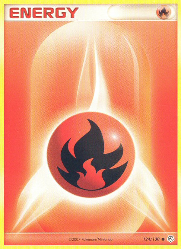 Fire Energy (124/130) [Diamond & Pearl: Base Set] | L.A. Mood Comics and Games
