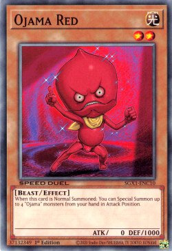 Ojama Red [SGX1-ENC10] Common | L.A. Mood Comics and Games