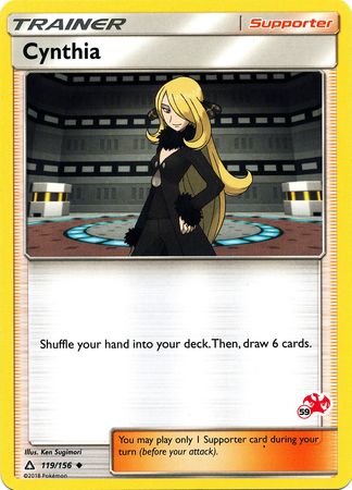 Cynthia (119/156) (Charizard Stamp #59) [Battle Academy 2020] | L.A. Mood Comics and Games