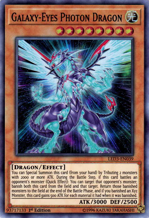 Galaxy-Eyes Photon Dragon [LED3-EN039] Super Rare | L.A. Mood Comics and Games