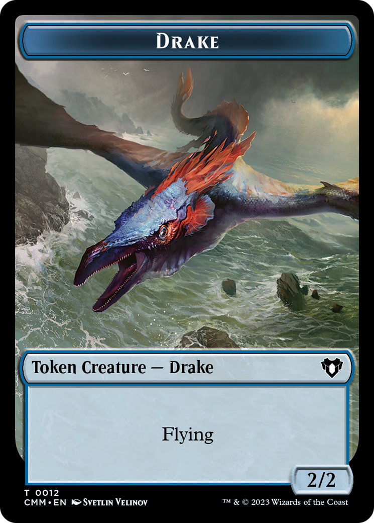 Eldrazi Scion // Drake Double-Sided Token [Commander Masters Tokens] | L.A. Mood Comics and Games