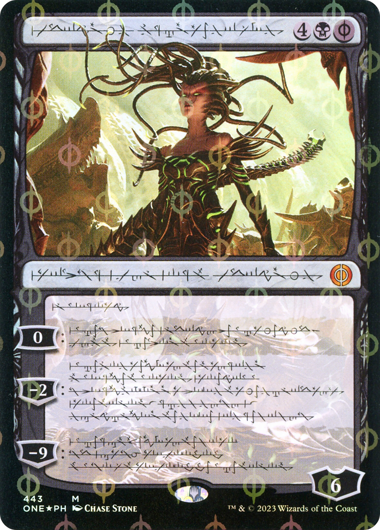 Vraska, Betrayal's Sting (Phyrexian Step-and-Compleat Foil) [Phyrexia: All Will Be One] | L.A. Mood Comics and Games