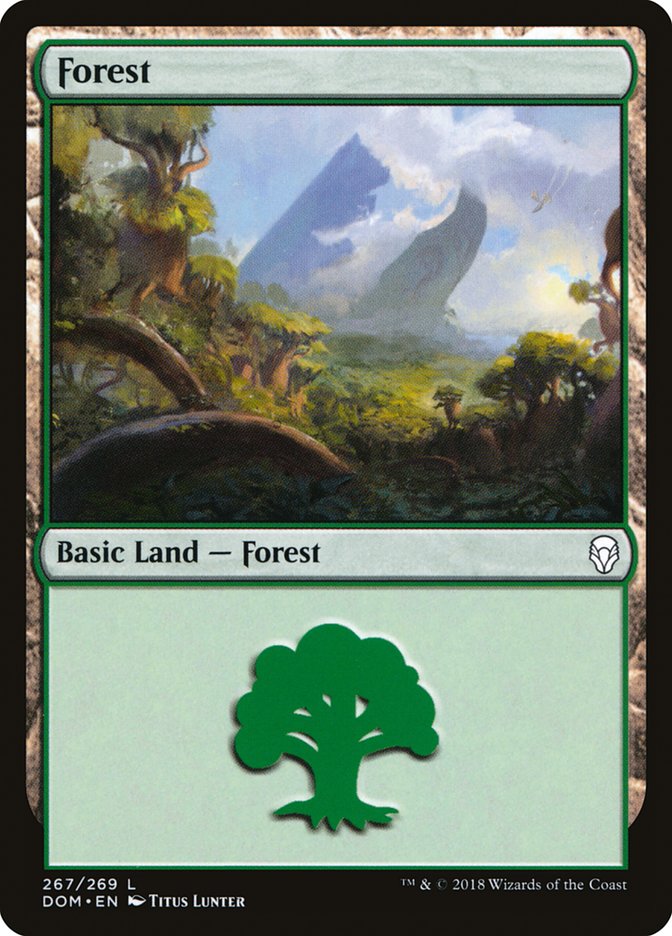 Forest (267) [Dominaria] | L.A. Mood Comics and Games