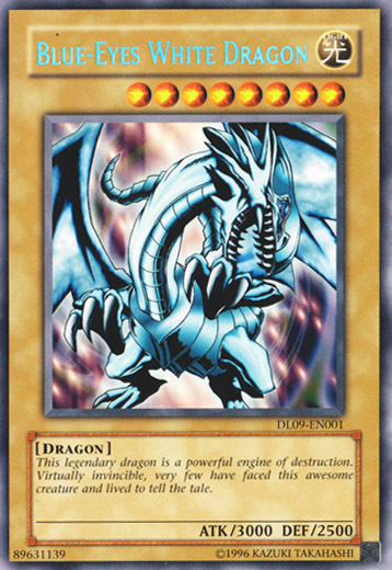 Blue-Eyes White Dragon (Blue) [DL09-EN001] Rare | L.A. Mood Comics and Games