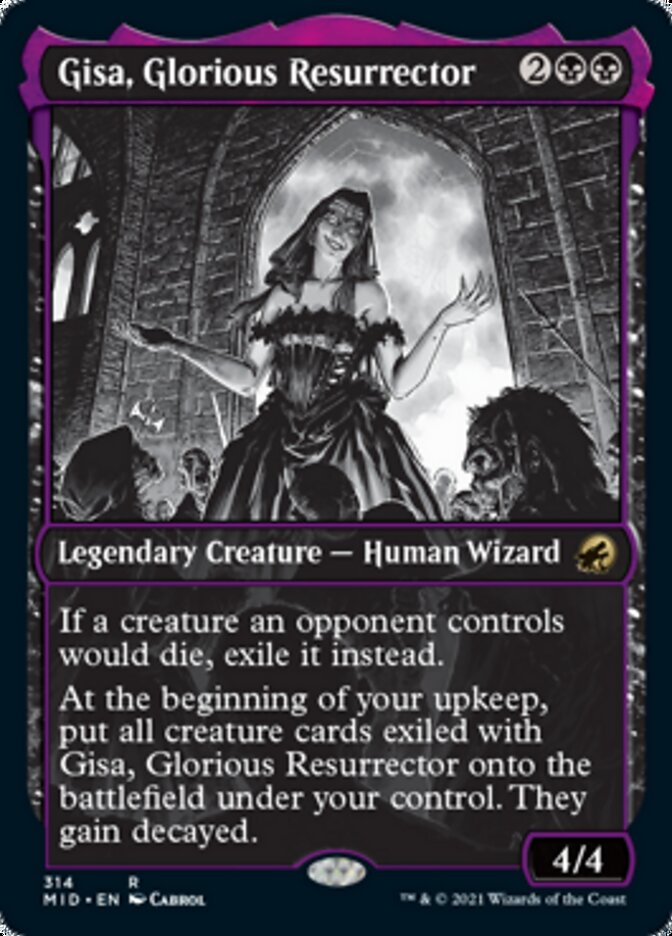 Gisa, Glorious Resurrector (Showcase Eternal Night) [Innistrad: Midnight Hunt] | L.A. Mood Comics and Games