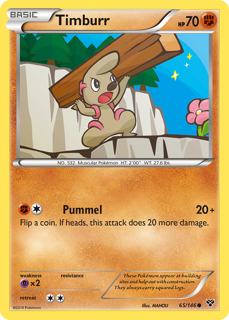 Timburr (65/146) [XY: Base Set] | L.A. Mood Comics and Games