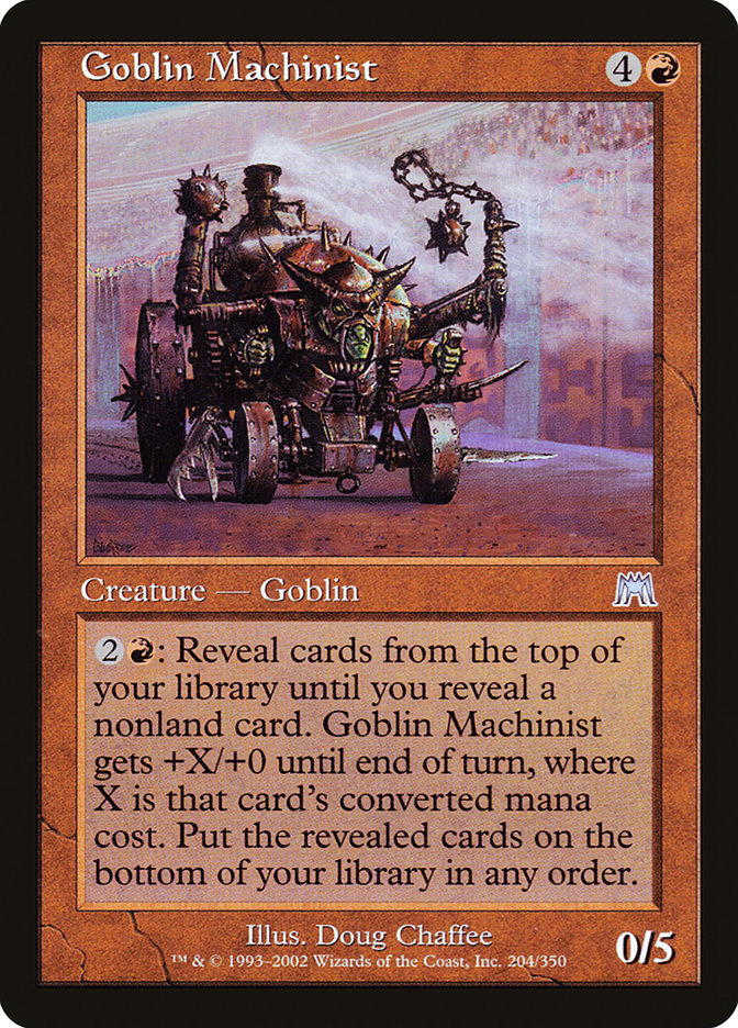 Goblin Machinist [Onslaught] | L.A. Mood Comics and Games
