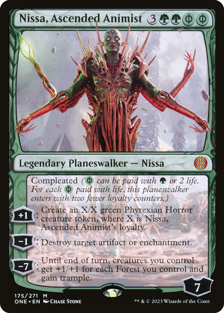 Nissa, Ascended Animist [Phyrexia: All Will Be One] | L.A. Mood Comics and Games