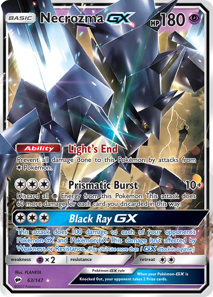 Necrozma GX (63/147) [Sun & Moon: Burning Shadows] | L.A. Mood Comics and Games