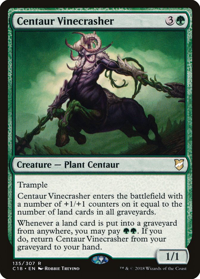 Centaur Vinecrasher [Commander 2018] | L.A. Mood Comics and Games