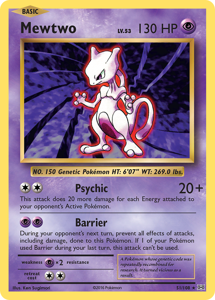 Mewtwo (51/108) [XY: Evolutions] | L.A. Mood Comics and Games