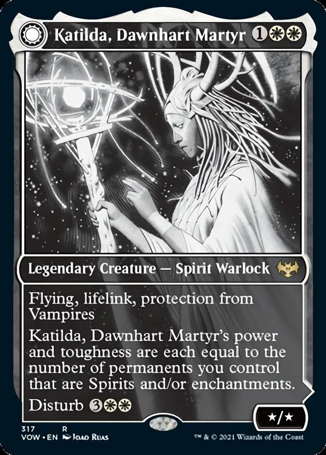 Katilda, Dawnhart Martyr // Katilda's Rising Dawn (Showcase Eternal Night) [Innistrad: Crimson Vow] | L.A. Mood Comics and Games