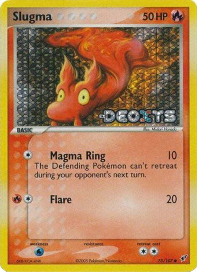 Slugma (75/107) (Stamped) [EX: Deoxys] | L.A. Mood Comics and Games