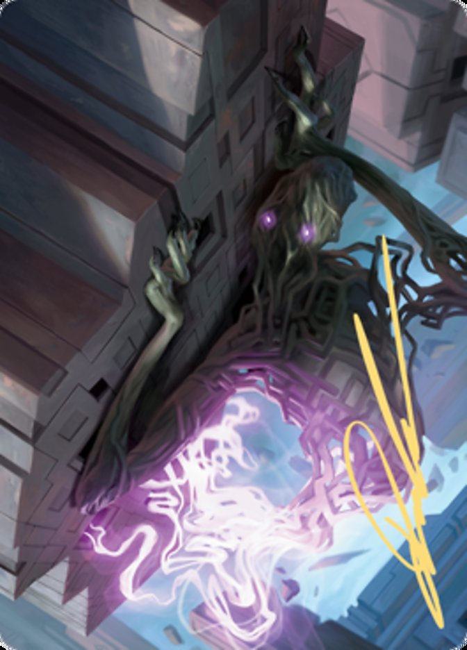 Skyclave Shade Art Card (Gold-Stamped Signature) [Zendikar Rising Art Series] | L.A. Mood Comics and Games