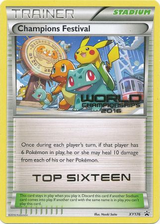 Champions Festival 2016 Top Sixteen (XY176) [XY: Black Star Promos] | L.A. Mood Comics and Games