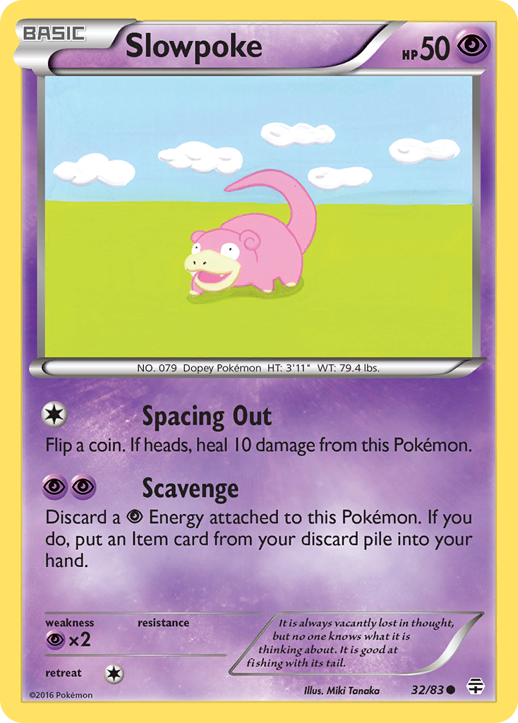 Slowpoke (32/83) [XY: Generations] | L.A. Mood Comics and Games