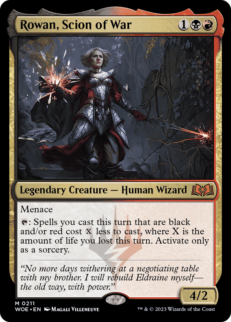 Rowan, Scion of War [Wilds of Eldraine] | L.A. Mood Comics and Games