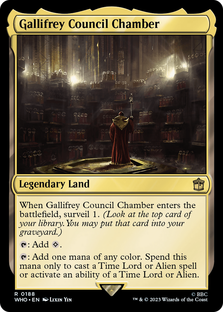 Gallifrey Council Chamber (Extended Art) [Doctor Who] | L.A. Mood Comics and Games