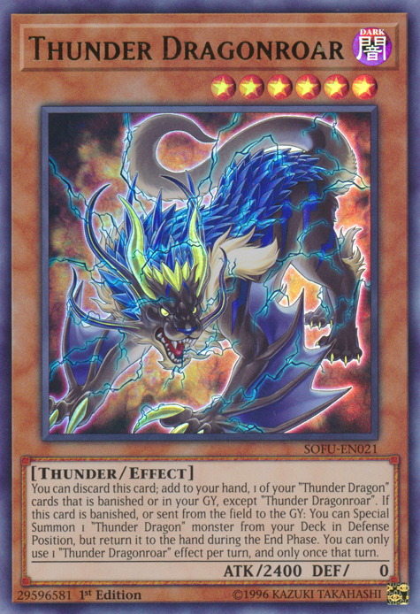 Thunder Dragonroar [SOFU-EN021] Ultra Rare | L.A. Mood Comics and Games