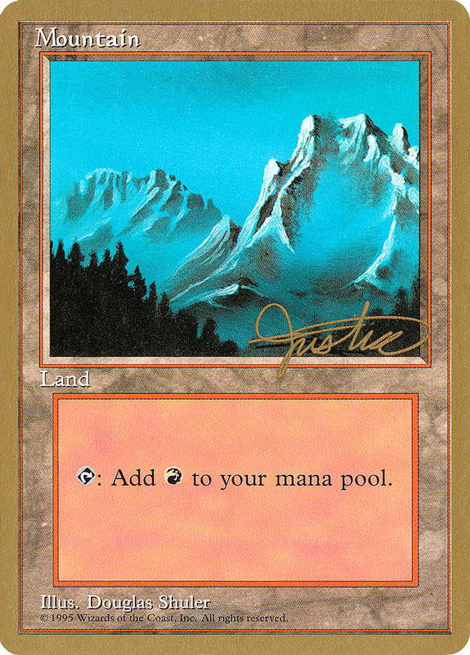 Mountain (mj374) (Mark Justice) [Pro Tour Collector Set] | L.A. Mood Comics and Games