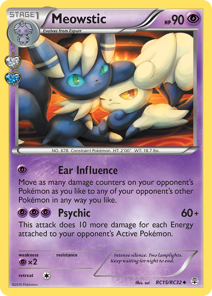 Meowstic (RC15/RC32) [XY: Generations] | L.A. Mood Comics and Games