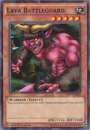 Lava Battleguard [SP15-EN003] Shatterfoil Rare | L.A. Mood Comics and Games