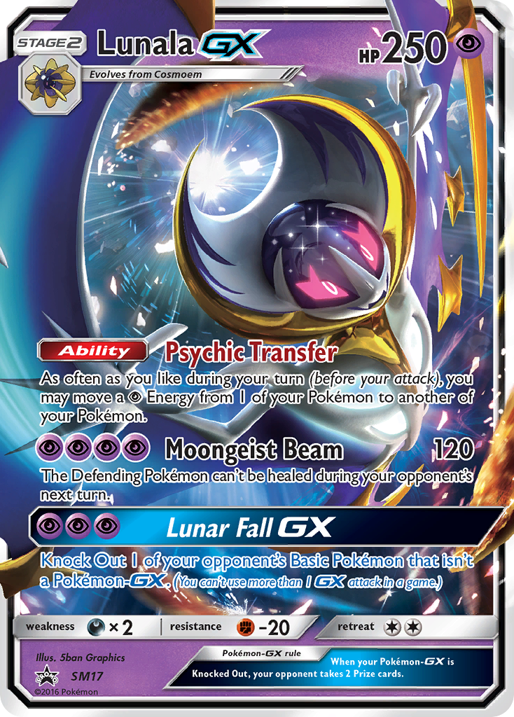 Lunala GX (SM17) [Sun & Moon: Black Star Promos] | L.A. Mood Comics and Games