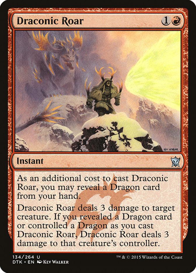 Draconic Roar [Dragons of Tarkir] | L.A. Mood Comics and Games